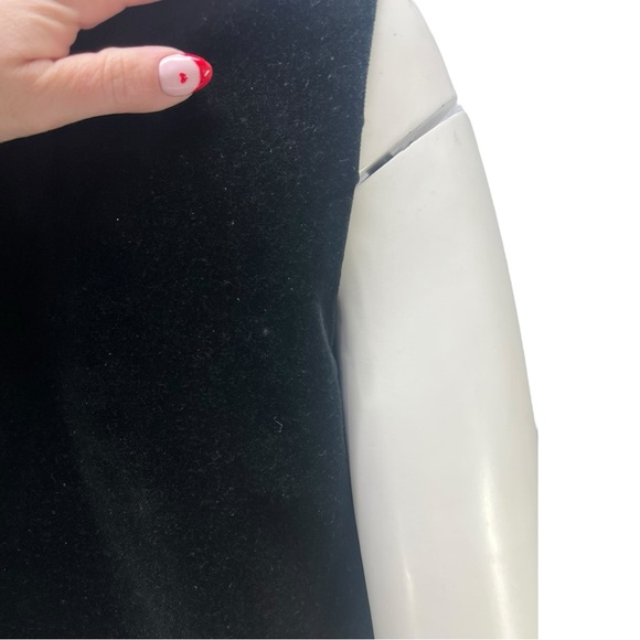 VTG 80's/90's Kathleen for Sweet Herb Dark brown Faux Fur/Velvet Vest Sz M/L - Picture 6 of 13